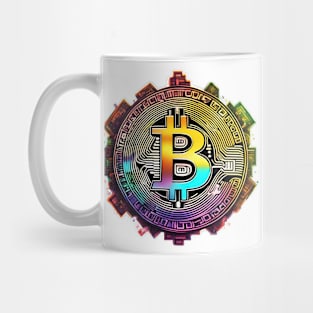 Bitcoin colorful Mug